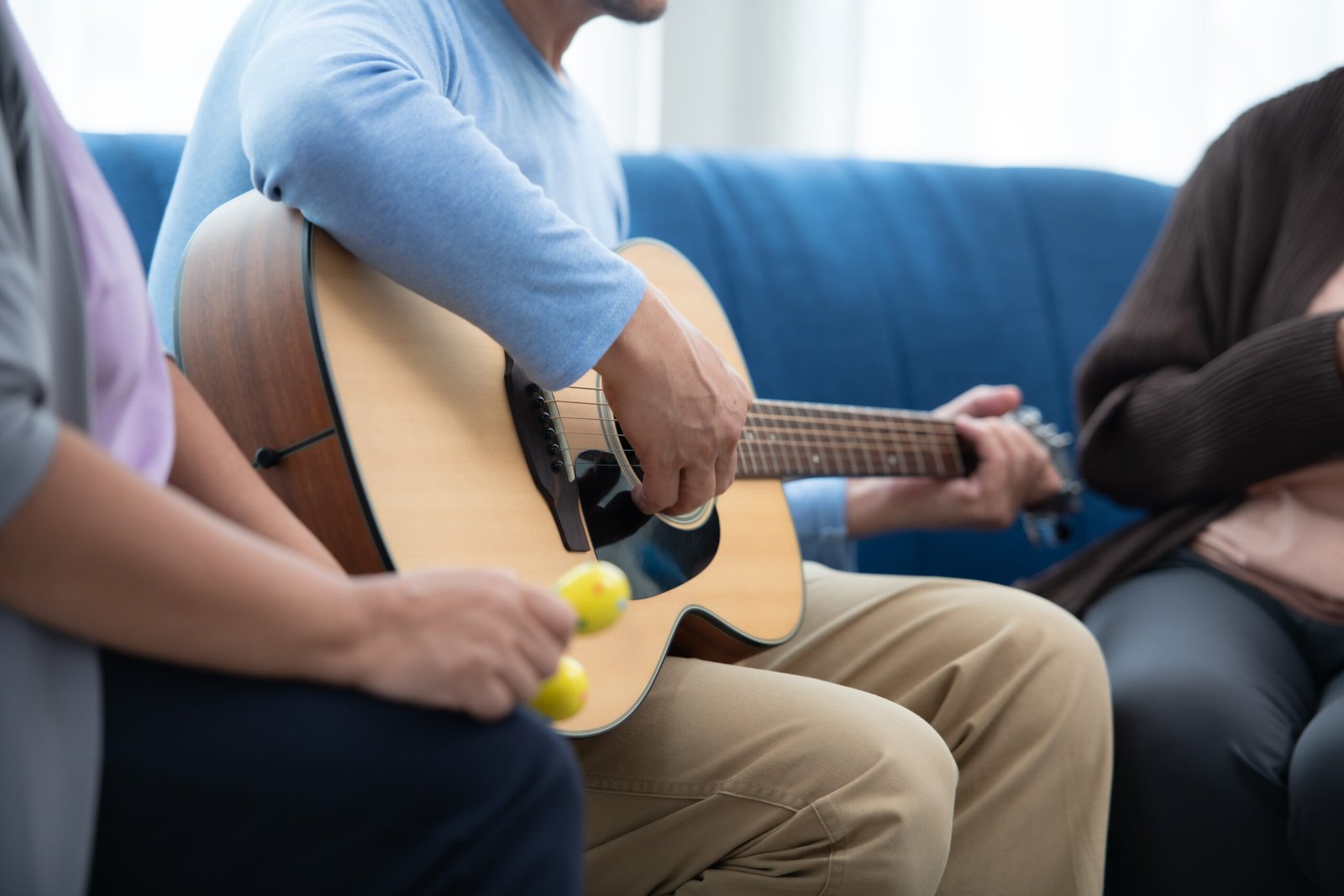 Old people’s companions To unwind during the weekend, gather tog Old people's companions To unwind during the weekend, gather together for activities like singing, playing the guitar, and chit-chatting.